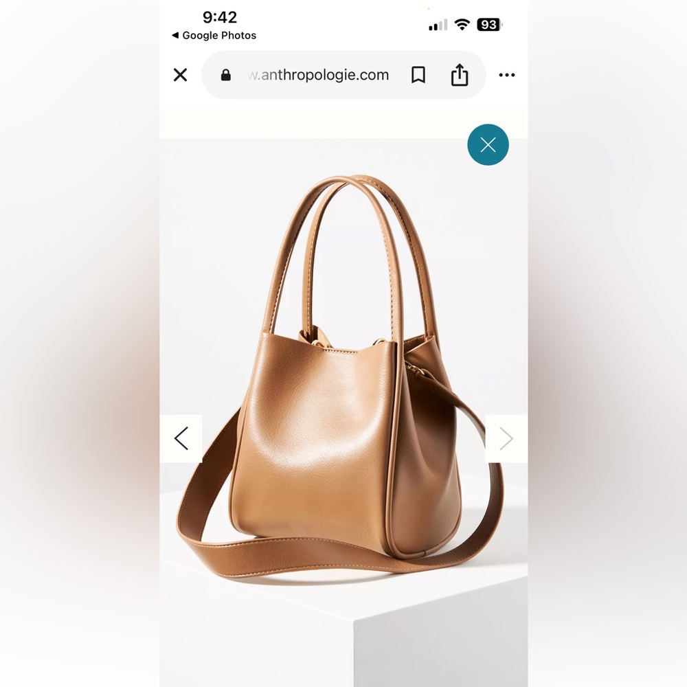 Anthropologie the hollace mini edition Tan Leather Women's Bag - Picture 2 of 11